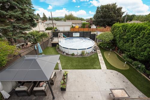 1881 Ethel Street, Kelowna, BC - Outdoor With Above Ground Pool