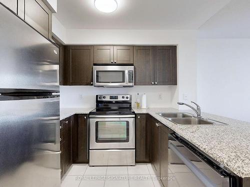 408-1060 Sheppard Ave W, Toronto, ON - Indoor Photo Showing Kitchen With Stainless Steel Kitchen With Double Sink