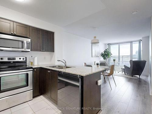 408-1060 Sheppard Ave W, Toronto, ON - Indoor Photo Showing Kitchen With Stainless Steel Kitchen With Double Sink