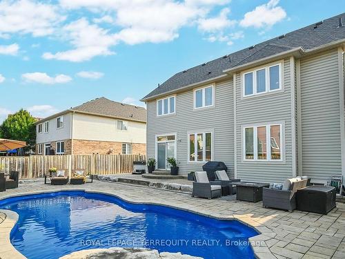 2187 Austin Crt, Burlington, ON - Outdoor With In Ground Pool With Deck Patio Veranda With Exterior