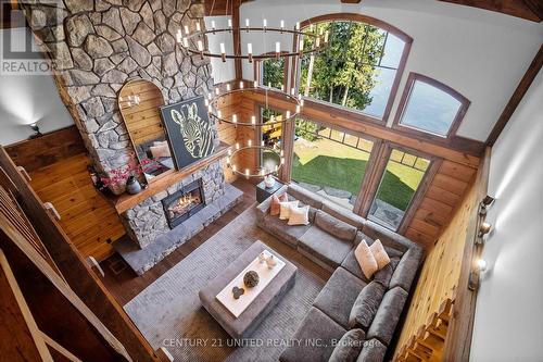 1738 Poplar Point Road, Smith-Ennismore-Lakefield, ON - Indoor Photo Showing Other Room With Fireplace