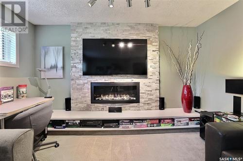 127 Rodenbush Drive, Regina, SK - Indoor With Fireplace