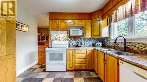 26 Western Heights, Portugal Cove, NL - Indoor Photo Showing Kitchen With Double Sink