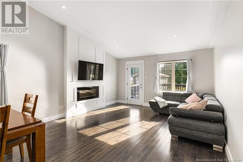 197 Erinvale Drive, Moncton, NB - Indoor Photo Showing Living Room With Fireplace