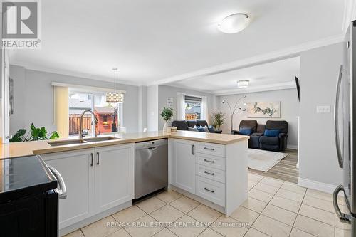 19 Mcnally Street, Halton Hills, ON - Indoor Photo Showing Kitchen With Double Sink