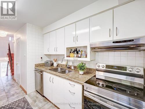 181 Rusty Crestway, Toronto, ON - Indoor Photo Showing Kitchen With Stainless Steel Kitchen With Double Sink