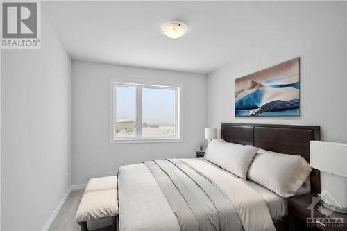 This home has not been built yet. Images provided are to showcase builder finishes. - 1946 Hawker Private, Ottawa, ON - Indoor Photo Showing Bedroom