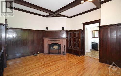 Unit 103 Living Rm 2 - 17 Marlborough Avenue E, Ottawa, ON - Indoor With Fireplace