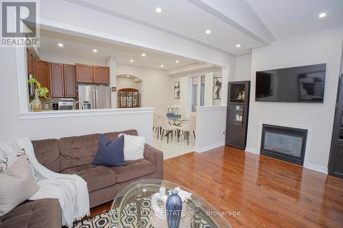 55 Ostrovsky Road, Vaughan (Vellore Village), ON - Indoor Photo Showing Living Room With Fireplace