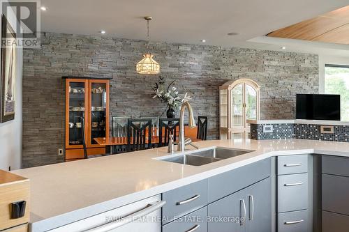 183 Cedar Island Road, Orillia, ON - Indoor Photo Showing Kitchen With Double Sink