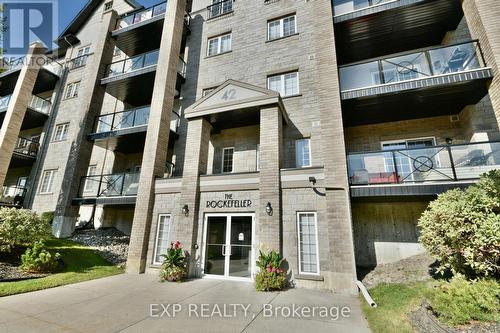 101 - 42 Ferndale Drive S, Barrie, ON - Outdoor With Balcony With Facade