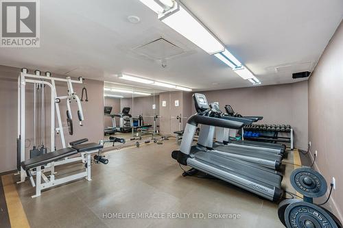 403 - 10 Markbrook Lane, Toronto (Mount Olive-Silverstone-Jamestown), ON - Indoor Photo Showing Gym Room