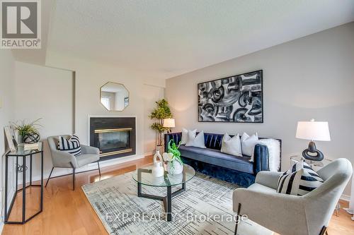 4208 Sagebrush Trail, Mississauga (Creditview), ON - Indoor Photo Showing Living Room With Fireplace