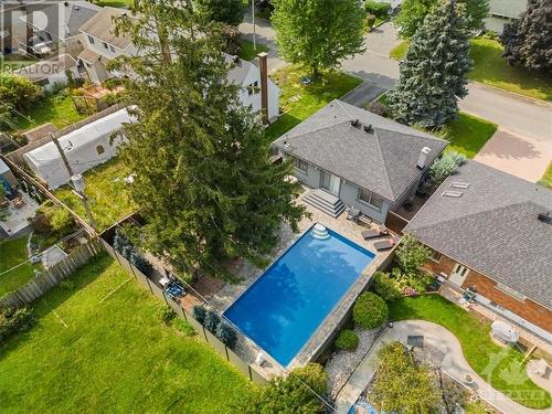 1605 Digby Street, Ottawa, ON - Outdoor With In Ground Pool With Deck Patio Veranda With View