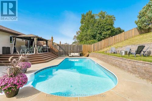 110 Chieftain Crescent, Barrie (Allandale Heights), ON - Outdoor With In Ground Pool With Deck Patio Veranda