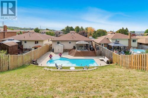 110 Chieftain Crescent, Barrie (Allandale Heights), ON - Outdoor With In Ground Pool With Deck Patio Veranda With Backyard