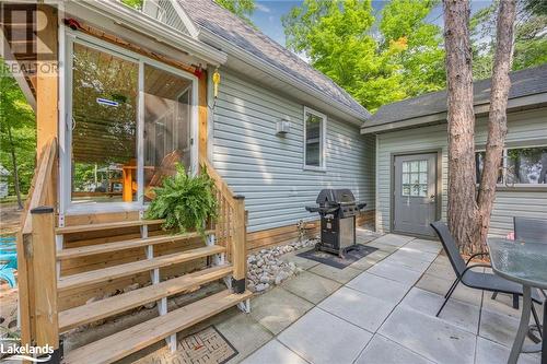 Great outdoor space with full shed - 739 15 Concession W Unit# 8, Tiny, ON - Outdoor With Exterior