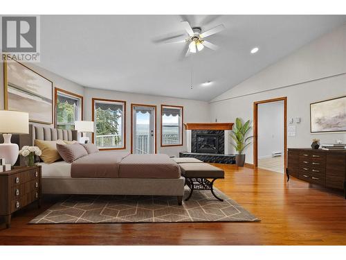 1837 Olympus Way, West Kelowna, BC - Indoor Photo Showing Living Room With Fireplace