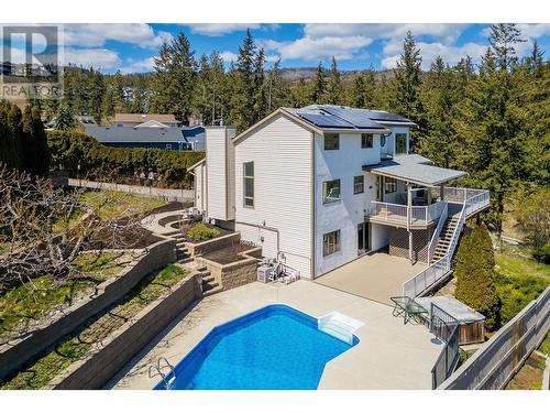 1837 Olympus Way, West Kelowna, BC - Outdoor With In Ground Pool With Deck Patio Veranda