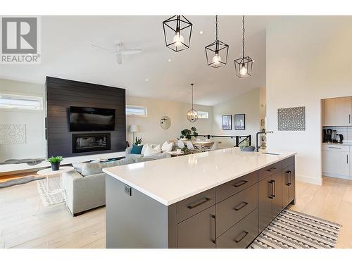 2489 Tallus Heights Drive, West Kelowna, BC - Indoor With Fireplace