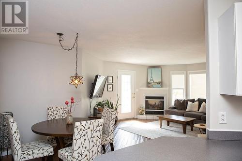 416 Beasley  W Crescent, Nelson, BC - Indoor Photo Showing Living Room With Fireplace