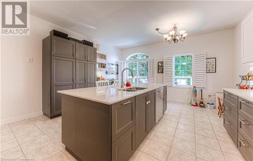 89 Hearthwood Crescent, Kitchener, ON - Indoor Photo Showing Kitchen With Double Sink