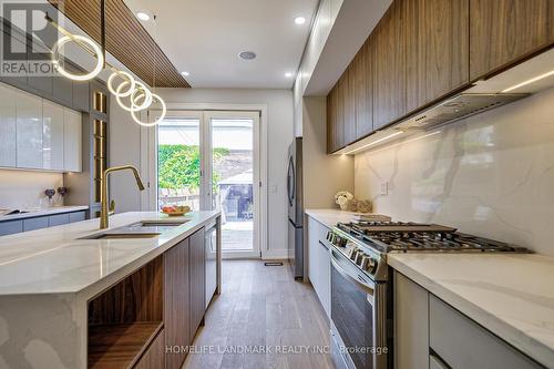 877 Logan Avenue, Toronto (North Riverdale), ON - Indoor Photo Showing Kitchen With Upgraded Kitchen