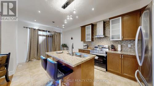 523 Halo Street, Oshawa (Windfields), ON - Indoor Photo Showing Kitchen With Double Sink