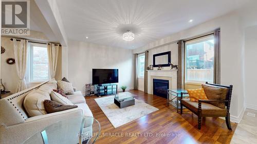 523 Halo Street, Oshawa, ON - Indoor Photo Showing Living Room With Fireplace