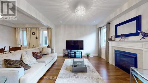 523 Halo Street, Oshawa (Windfields), ON - Indoor Photo Showing Living Room With Fireplace