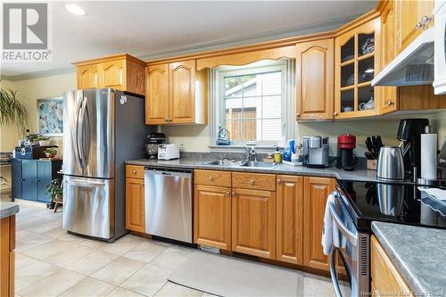 18 Heathwood Street, Moncton, NB - Indoor Photo Showing Kitchen With Double Sink