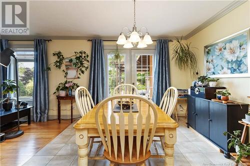 18 Heathwood Street, Moncton, NB - Indoor Photo Showing Dining Room