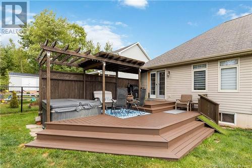 18 Heathwood Street, Moncton, NB - Outdoor With Deck Patio Veranda With Exterior