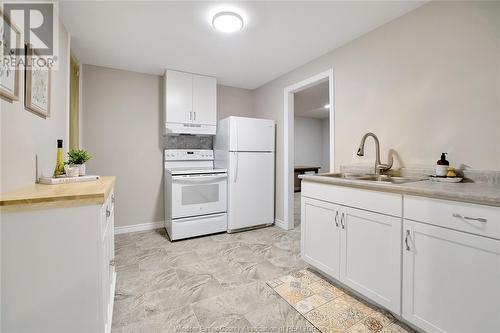 3635 Hallee, Windsor, ON - Indoor Photo Showing Kitchen With Double Sink