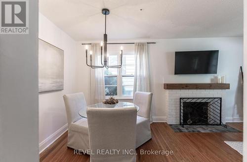 31 Academy Street, Hamilton (Ancaster), ON - Indoor Photo Showing Dining Room With Fireplace