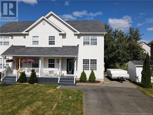 54 Christopher Crescent, Moncton, NB - Outdoor With Deck Patio Veranda With Facade