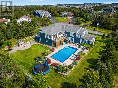 41 Pinehill Place, Paradise, NL - Outdoor With In Ground Pool With Deck Patio Veranda With View