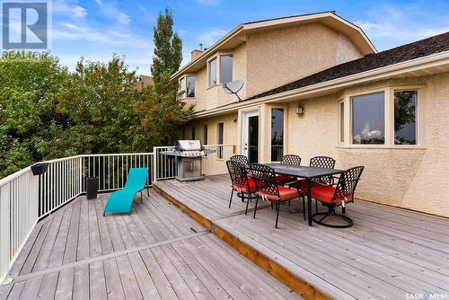 8123 Kestral Drive, Regina, SK - Outdoor With Deck Patio Veranda With Exterior