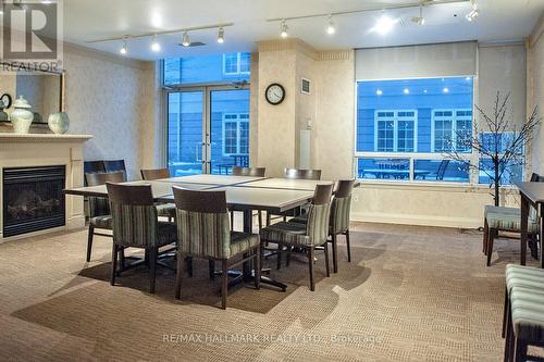 1806 - 8 Rean Drive, Toronto (Bayview Village), ON - Indoor Photo Showing Dining Room With Fireplace