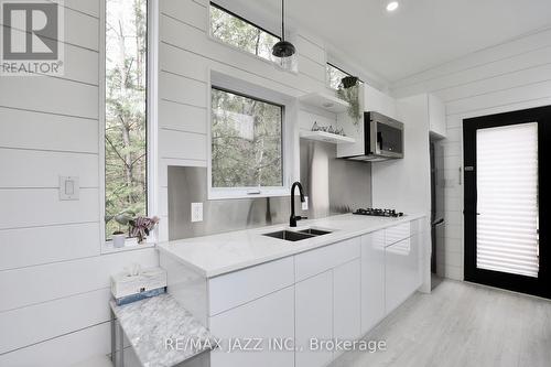 473 Fleetwood Road, Kawartha Lakes, ON - Indoor Photo Showing Kitchen With Double Sink