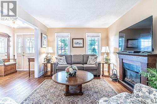 5 Selena Street, Kawartha Lakes (Lindsay), ON - Indoor Photo Showing Living Room With Fireplace