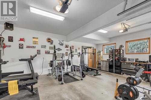 20911 Garnet Valley Road, Summerland, BC - Indoor Photo Showing Gym Room