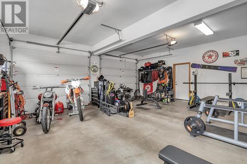 20911 Garnet Valley Road, Summerland, BC - Indoor Photo Showing Garage