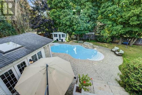 617 Rosebriar Court, Waterloo, ON - Outdoor With In Ground Pool