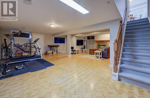 617 Rosebriar Court, Waterloo, ON - Indoor Photo Showing Gym Room