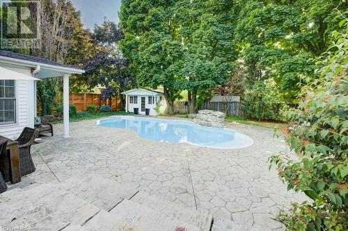 617 Rosebriar Court, Waterloo, ON - Outdoor With In Ground Pool With Backyard