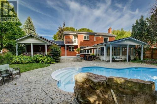 617 Rosebriar Court, Waterloo, ON - Outdoor With In Ground Pool With Deck Patio Veranda