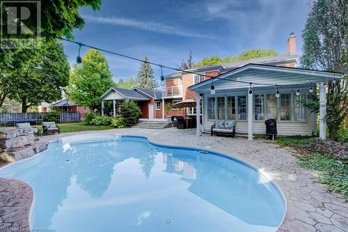 617 Rosebriar Court, Waterloo, ON - Outdoor With In Ground Pool With Deck Patio Veranda