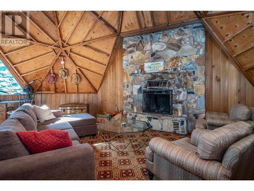 6602 3A Highway, Nelson, BC - Indoor Photo Showing Living Room With Fireplace