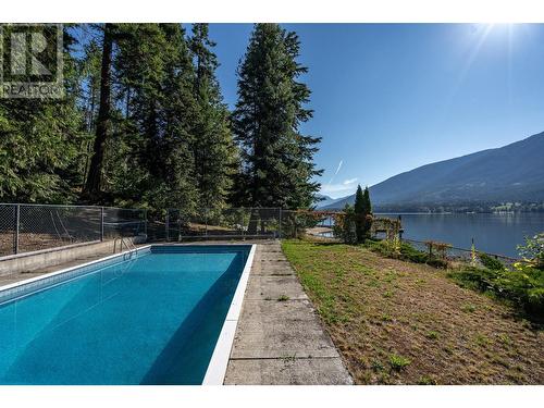 6602 3A Highway, Nelson, BC - Outdoor With Body Of Water With In Ground Pool